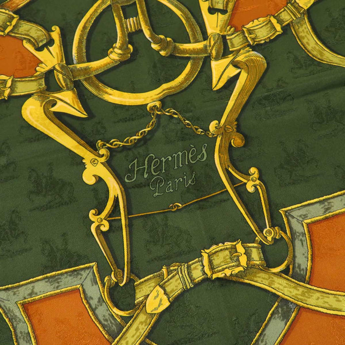 HERMES 
スカーフ 大判 シルク 
カレ 90 L'INSTRVCTION DV ROY 帝王学