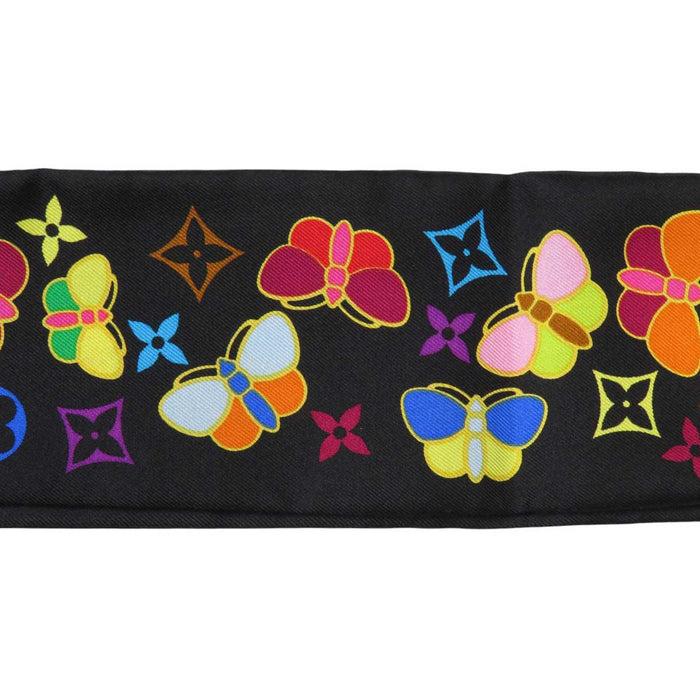 LOUIS VUITTON 
LV 蝶 シルク 
バンドー モノグラム バタフライ スカーフ