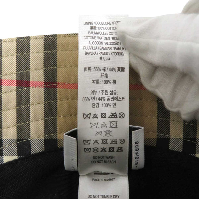 BURBERRY
Check Pattern All-over Pattern
Nova Check Bucket Hat