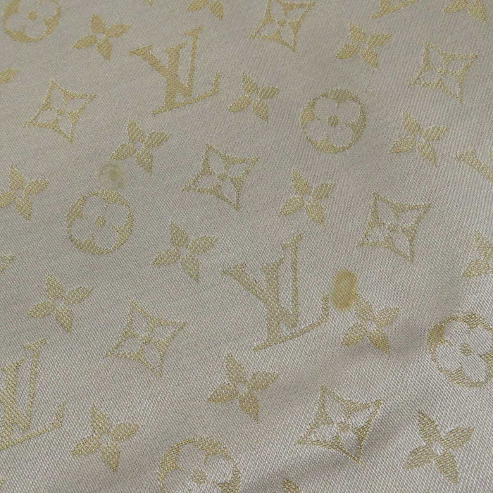 LOUIS VUITTON 
LV シルク ウール 
ショール モノグラム シャイン