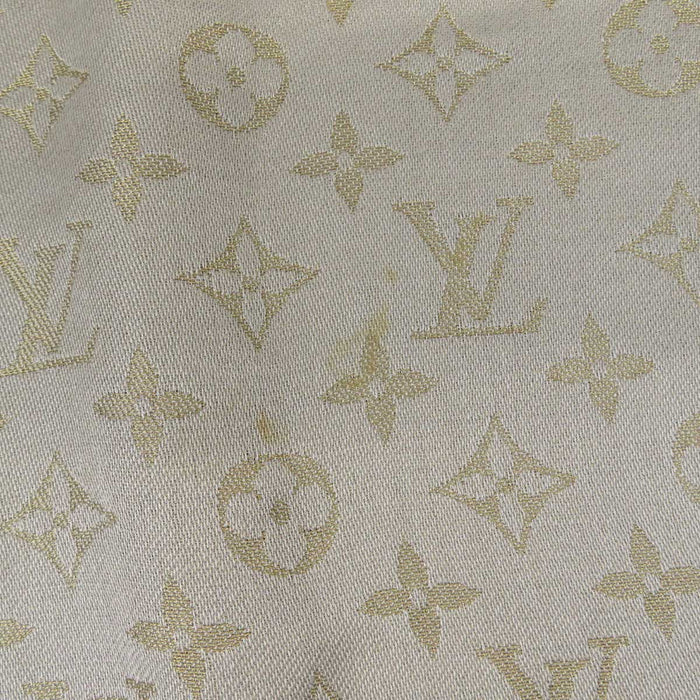 LOUIS VUITTON 
LV シルク ウール 
ショール モノグラム シャイン
