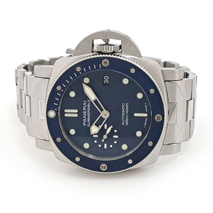 OFFICINE PANERAI 
サブマーシブル ブルー ノッテ 
箱ギャラ付