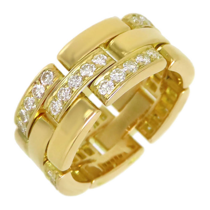 CARTIER 
マイヨン パンテール リング ハーフ ダイヤモンド