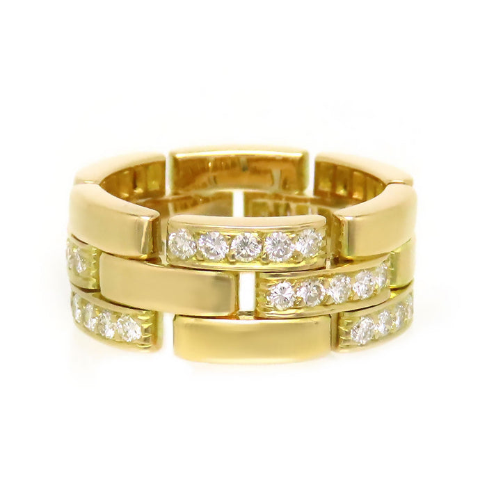 CARTIER 
マイヨン パンテール リング ハーフ ダイヤモンド