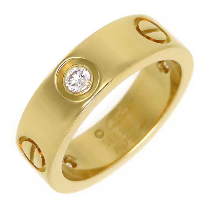 CARTIER 
Love Ring Half Diamond