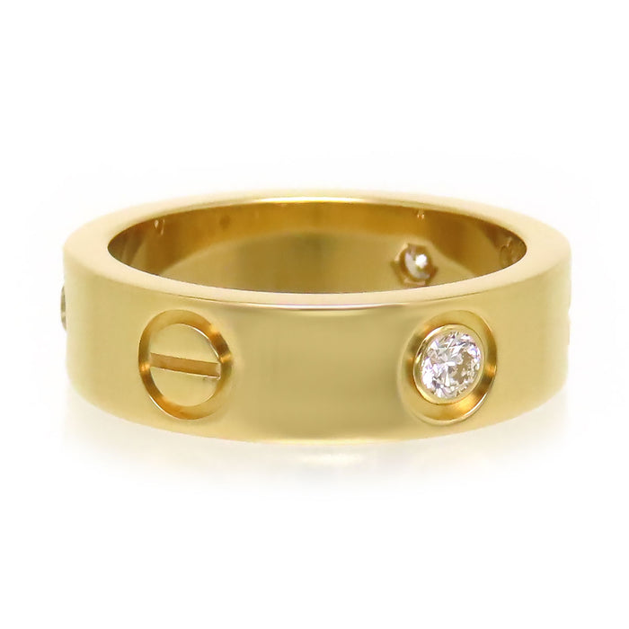 CARTIER 
Love Ring Half Diamond