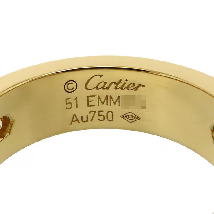 CARTIER 
Love Ring Half Diamond