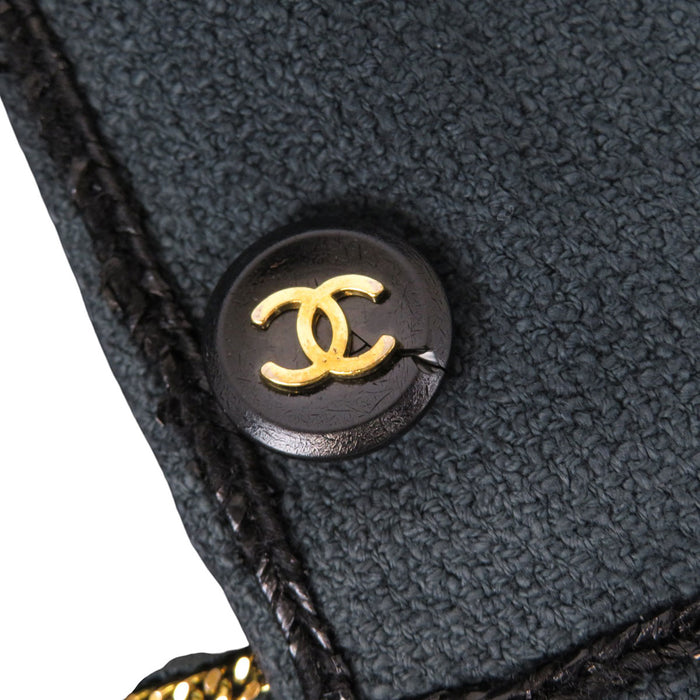 CHANEL 
COCO CC ココボタン 
ココマーク ツイード クロップド ジャケット