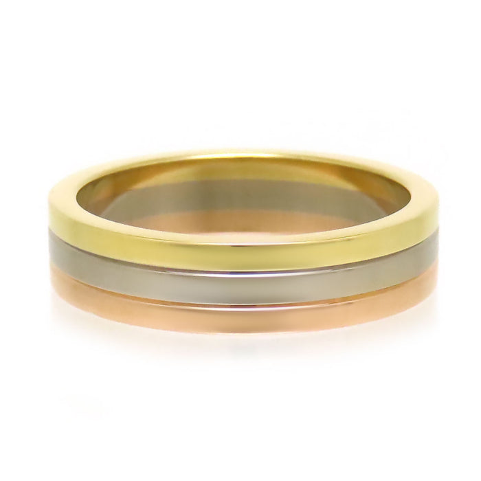 CARTIER 
Three Gold Wedding Ring
