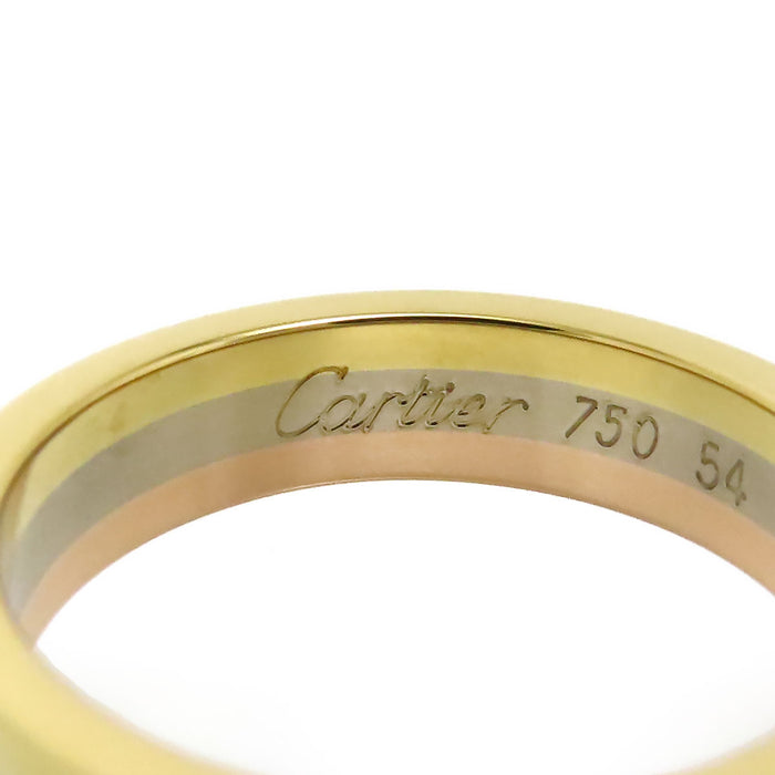 CARTIER 
Three Gold Wedding Ring