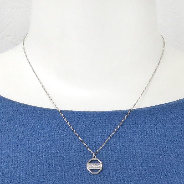 TIFFANY&Co. 
Octagon Zellige Necklace