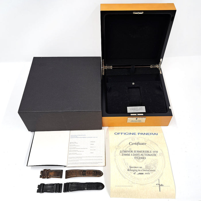 OFFICINE PANERAI 
ルミノール サブマーシブル 1950 2500M FULLSET 
箱ギャラ付
