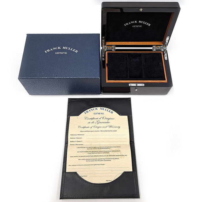 FRANCK MULLER 
Tonneau Curvex 
With Box and Warranty Card
