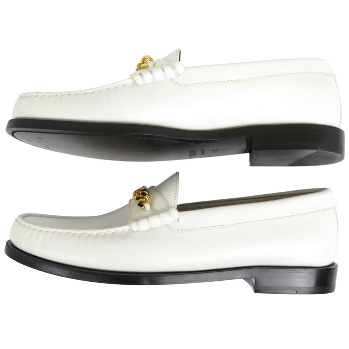 CELINE 
レザー 
トリオンフ チェーン ローファー