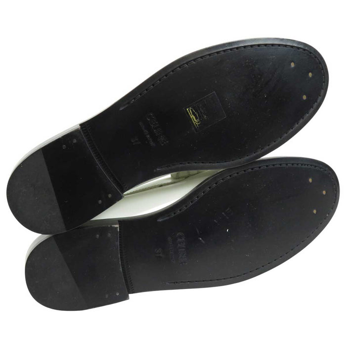 CELINE 
レザー 
トリオンフ チェーン ローファー