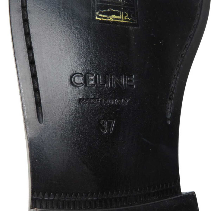 CELINE 
レザー 
トリオンフ チェーン ローファー