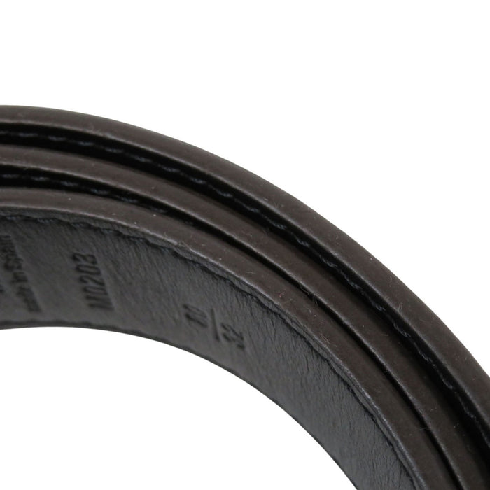 LOUIS VUITTON 
LV cercle logo couleur or ferrures 
Dauphine 25MM ceinture réversible 
Monogramme