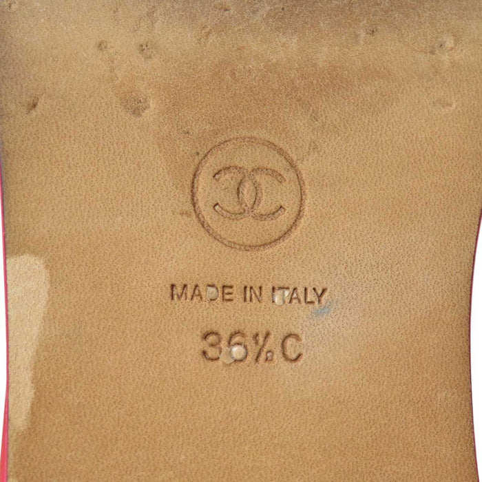 CHANEL 
COCO CC ロゴ 
ココマーク パテントレザー ローファー