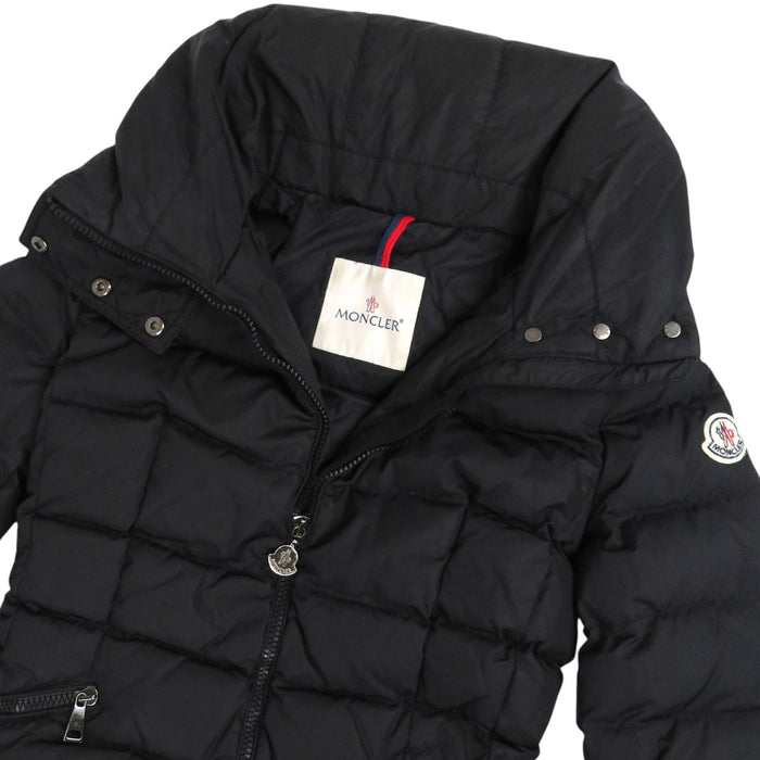 MONCLER 
Patch logo collo alto nylon 
FLAMMETTE piumino
