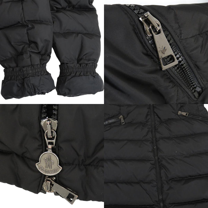 MONCLER 
Patch logo collo alto nylon 
FLAMMETTE piumino