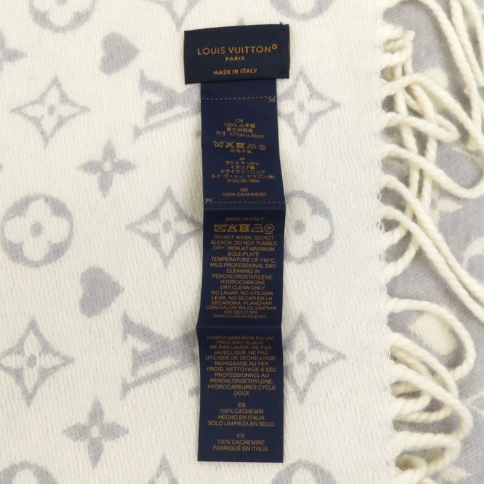 LOUIS VUITTON 
LV ロゴ ハート 総柄 フリンジ 
ゲーム オン カシミヤ マフラー 
モノグラム LOUIS VUITTON -Authentic Pre-owned マフラー by TS Trading Co., Ltd.