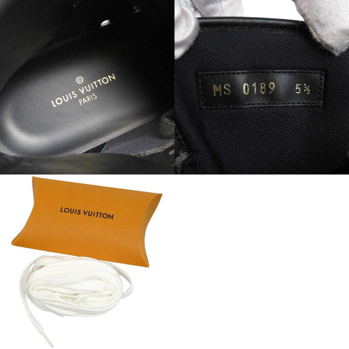 LOUIS VUITTON 
LV ロゴ レザー 
リヴォリライン ハイカット スニーカー 
モノグラム