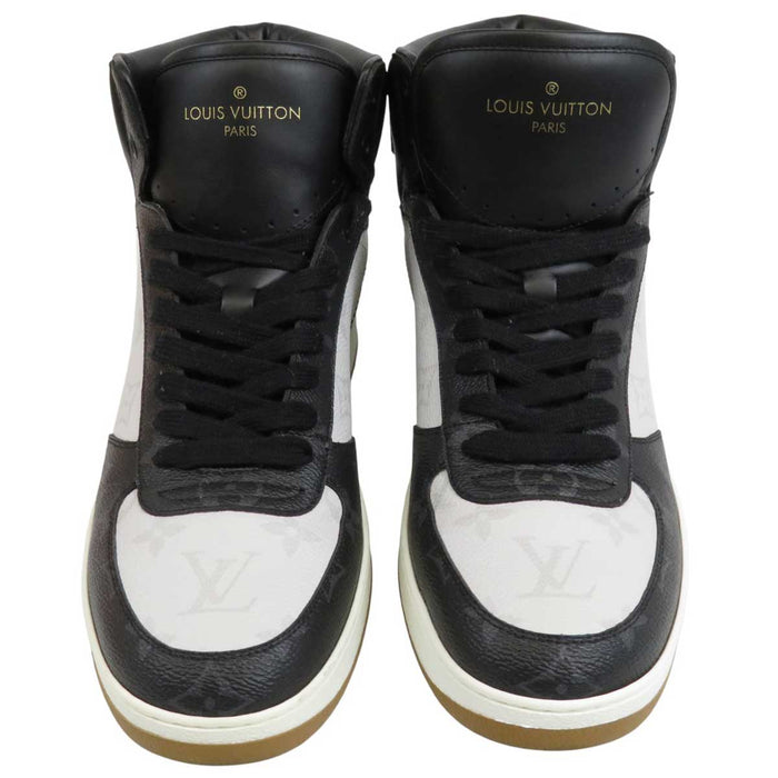 LOUIS VUITTON 
LV ロゴ レザー 
リヴォリライン ハイカット スニーカー 
モノグラム