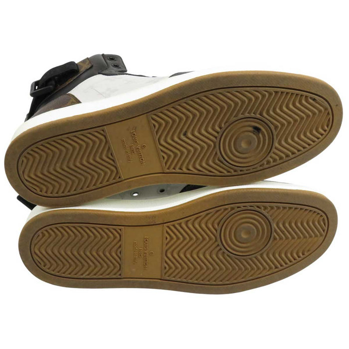 LOUIS VUITTON 
LV ロゴ レザー 
リヴォリライン ハイカット スニーカー 
モノグラム