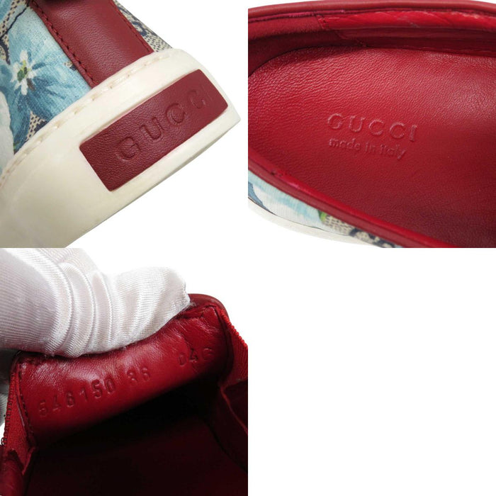 GUCCI 
フローラル レザー 
GG ブルームス スリッポン