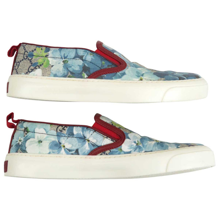 GUCCI 
フローラル レザー 
GG ブルームス スリッポン