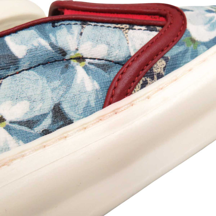 GUCCI 
フローラル レザー 
GG ブルームス スリッポン