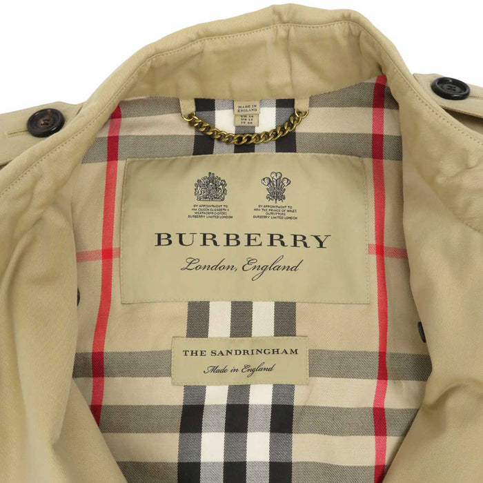 BURBERRY
Belt Lining Check Pattern MEDIUM Cotton
THE SANDRINGHAM Trench Coat