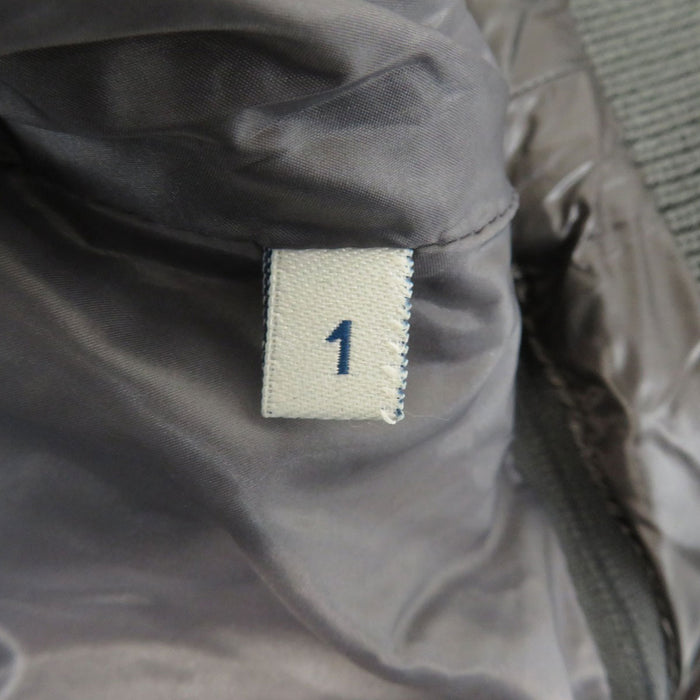 MONCLER 
ワッペン ジップアップ ナイロン 
ZIN ジン ダウンジャケット