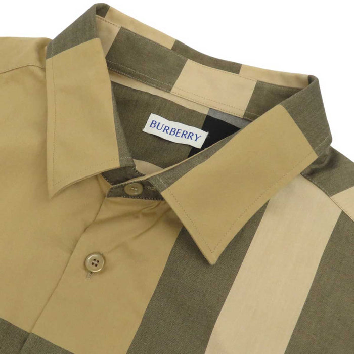 BURBERRY 
総柄 スリムフィット 
チェック柄 コットン ポプリン シャツ BURBERRY -Authentic Pre-owned 長袖シャツ by TS Trading Co., Ltd.