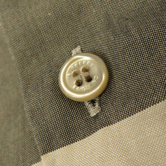 BURBERRY 
総柄 スリムフィット 
チェック柄 コットン ポプリン シャツ