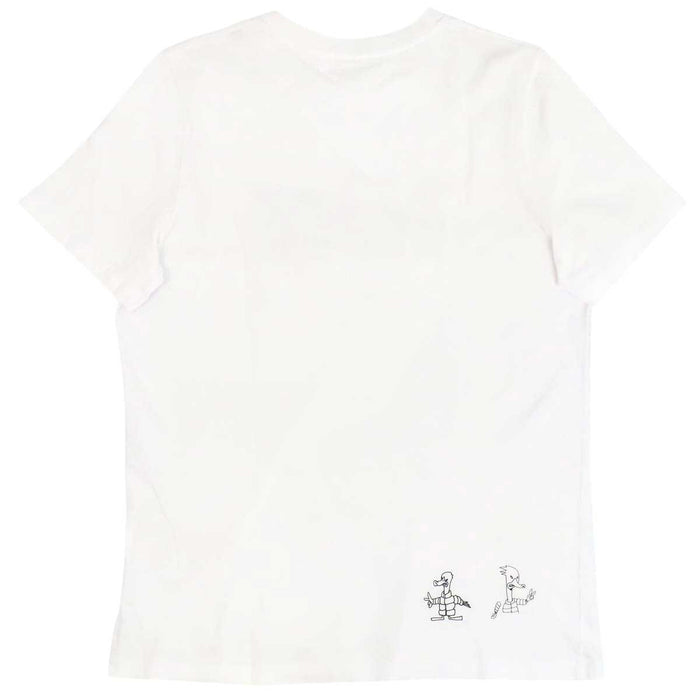 MONCLER 
ロゴ ワッペン SS TSHIRT 
ダックアウトライン プリント Tシャツ