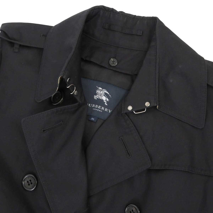 BURBERRY 
ベルト 裏地チェック柄 コットン 
ライナー付き トレンチコート