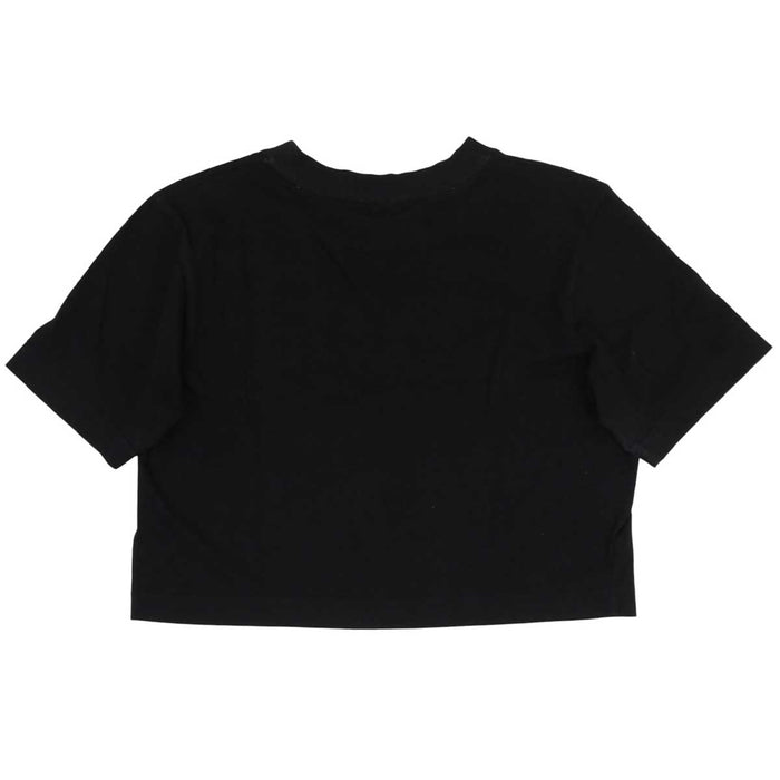 FENDI 
コットン 
ロゴ エンブロイダリー クロップド Tシャツ