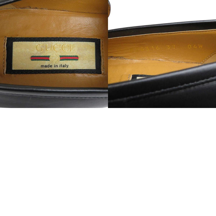 GUCCI 
GG タッセル レザー 
インターロッキングG ウェブ ローファー