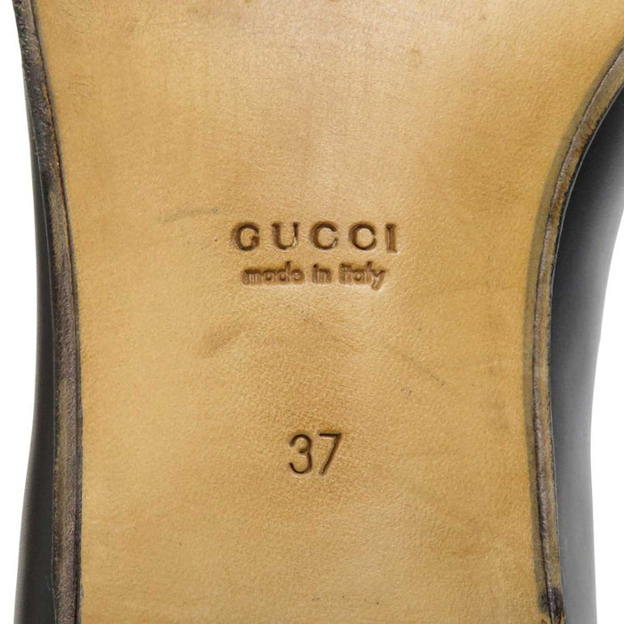 GUCCI 
GG タッセル レザー 
インターロッキングG ウェブ ローファー