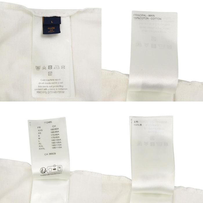 LOUIS VUITTON 
LV Cotone RM241Q DT3 HNY55W 
Logo T-shirt in rilievo