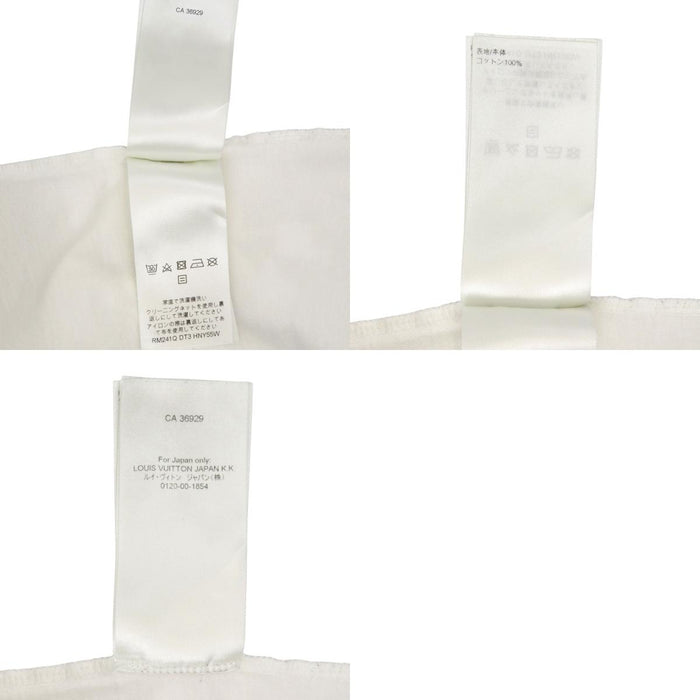 LOUIS VUITTON 
LV Cotone RM241Q DT3 HNY55W 
Logo T-shirt in rilievo