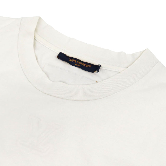 LOUIS VUITTON 
LV Cotone RM241Q DT3 HNY55W 
Logo T-shirt in rilievo