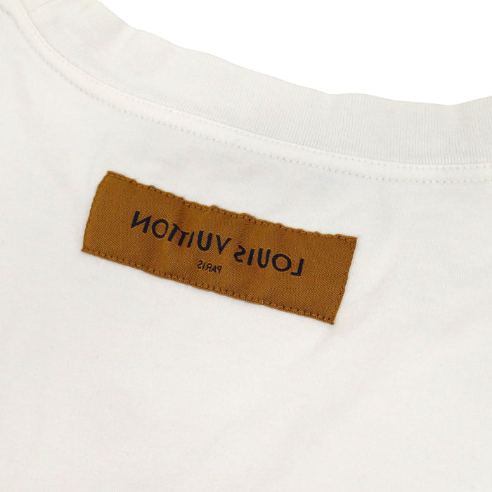 LOUIS VUITTON 
LV Cotone RM241Q DT3 HNY55W 
Logo T-shirt in rilievo