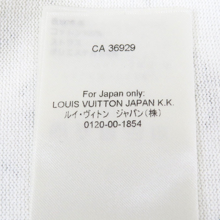 LOUIS VUITTON 
LV logo rhinestone cotton 1AGTLA 
Monogram gradient embellished T-shirt