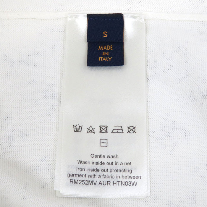 LOUIS VUITTON 
LV logo rhinestone cotton 1AGTLA 
Monogram gradient embellished T-shirt