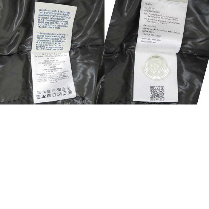 MONCLER 
ワッペン ナイロン 
TIB GILET チブ ジレ ダウンベスト