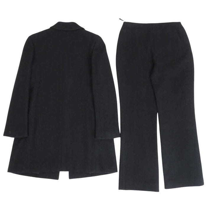 CHANEL 
00A COCO CC ココボタン ロゴ 
ココマーク カシミヤ セットアップ