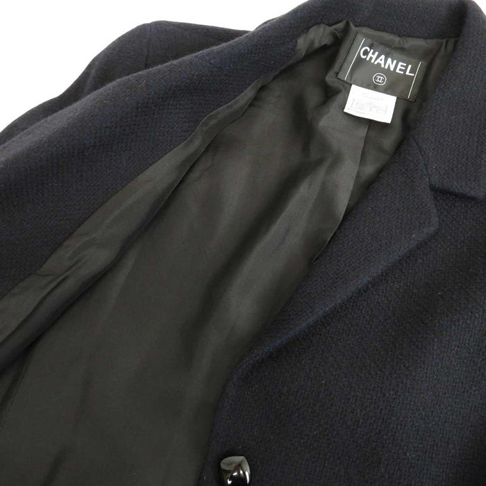CHANEL 
00A COCO CC ココボタン ロゴ 
ココマーク カシミヤ セットアップ