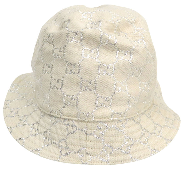 GUCCI 
ロゴ 総柄 
GG バケットハット